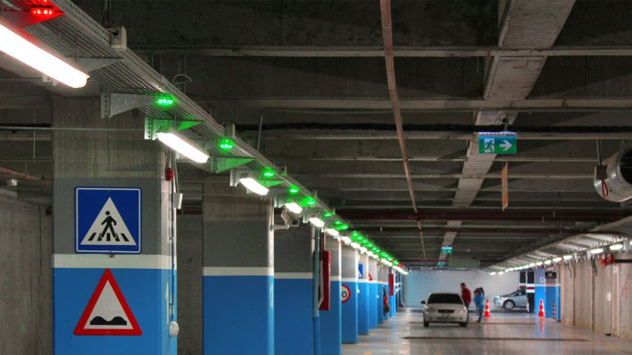 ParkSetup Akıllı Otopark Yönlendirme Sistemi Led İndikatör Vialand İsfanbul Otopark