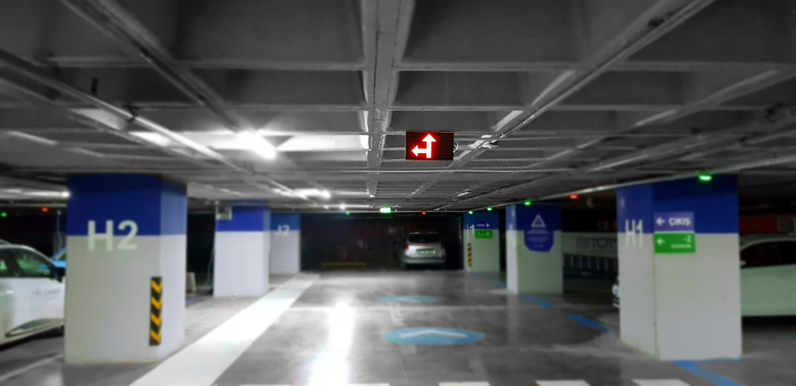 ParkSetup Otopark Yönlendirme Sistemi Led Yönendirme Panosu
