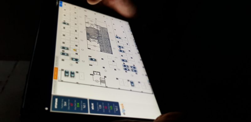 Parking Guidance System Map Interface